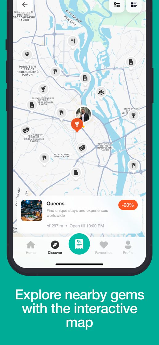 Screenshot dell'app Tourist 3